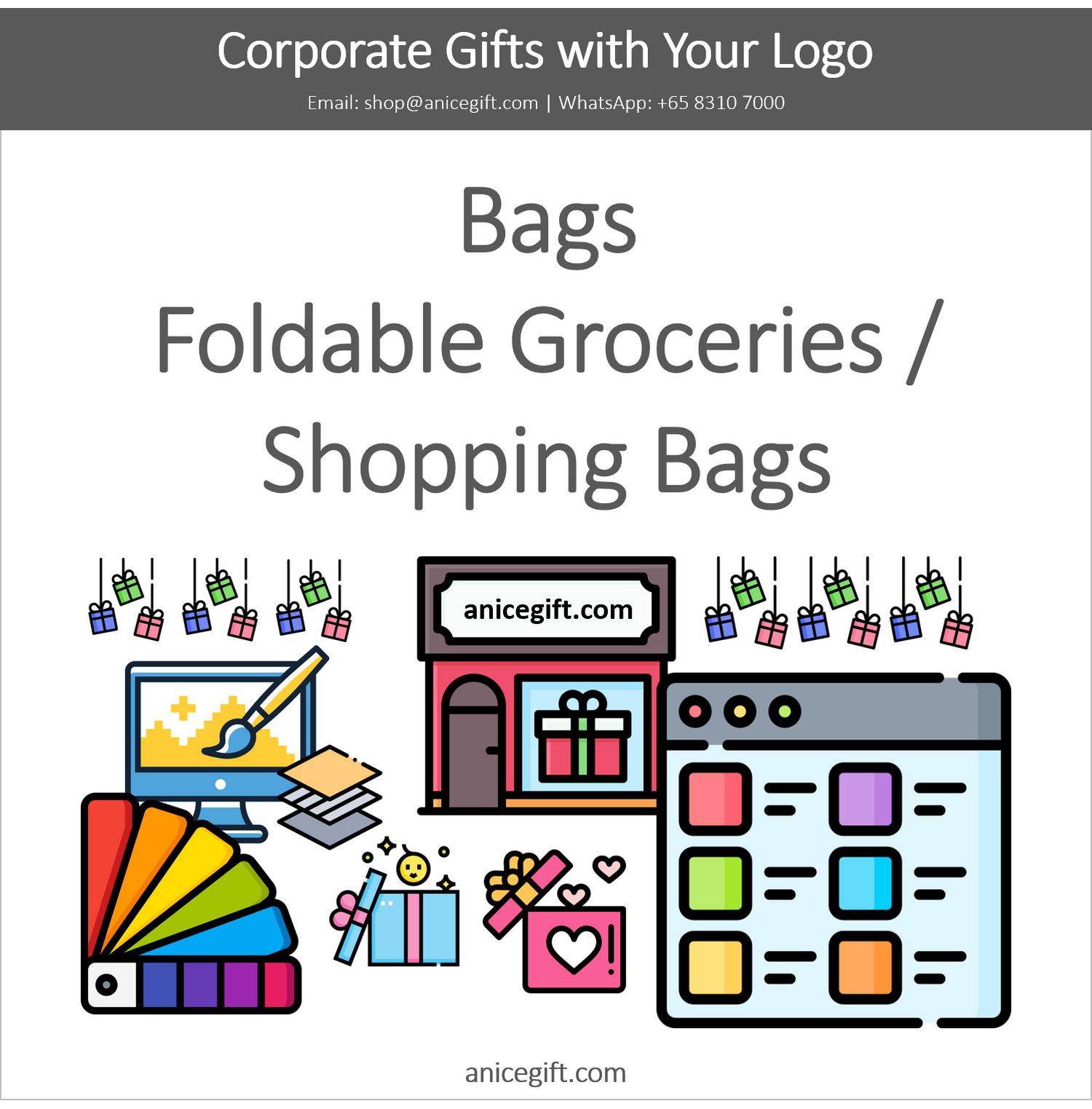 Bags, Foldable Groceries / Shopping Bags