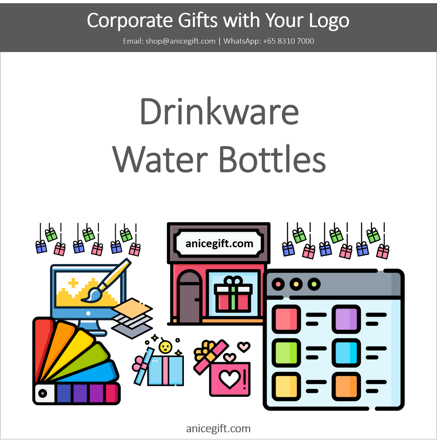 Drinkware, Water Bottles