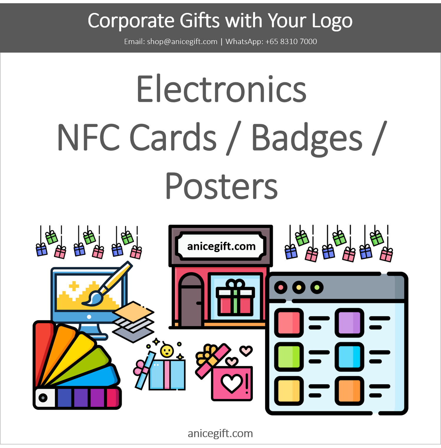 Electronics, NFC Cards / Badges / Posters