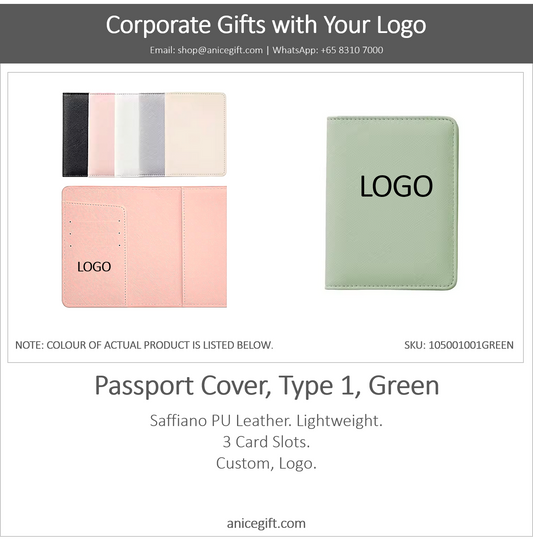 Passport Cover, Type 1, Green