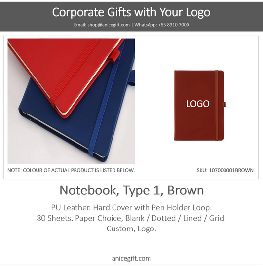 Notebook, Type 1, Brown