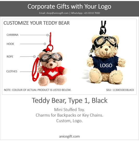 Teddy Bear, Type 1, Black
