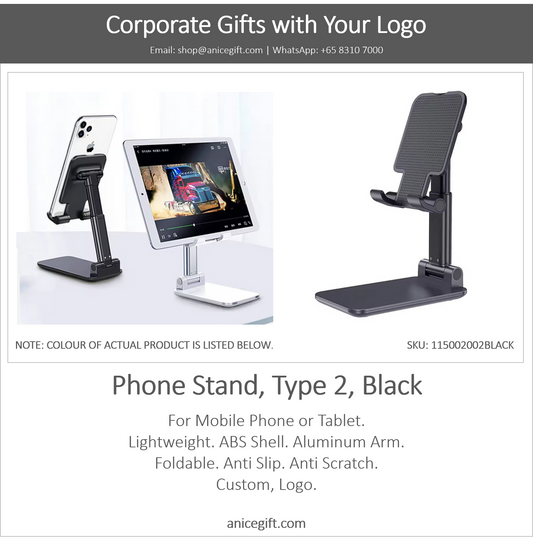 Phone Holder, Type 2, Black