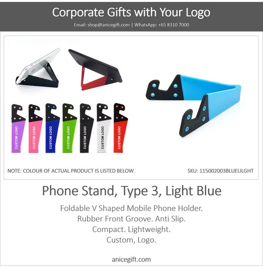 Phone Holder, Type 3, Light Blue