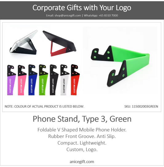 Phone Holder, Type 3, Green
