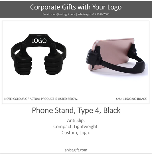 Phone Holder, Type 4, Black