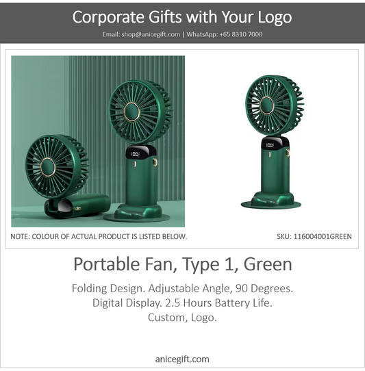 Portable Fan, Type 1, Green