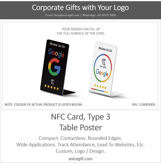 NFC Card, Type 3 | Table Poster